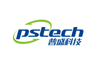 谭家强的pstech/普盛科技公司logologo设计