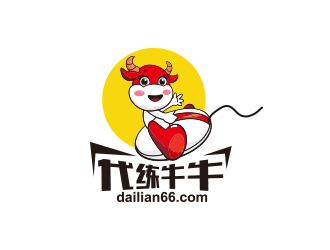 黄安悦的代练牛牛卡通logo设计logo设计