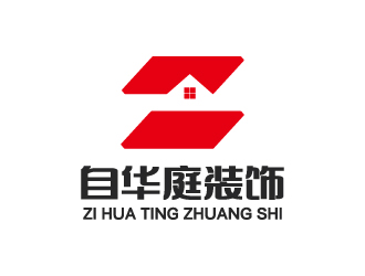 杨勇的自华庭装饰设计公司标志logo设计