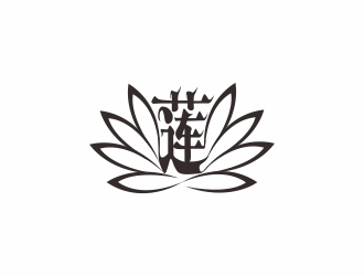 汤儒娟的“莲”花生态种植logo设计