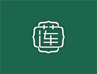 梁俊的“莲”花生态种植logo设计
