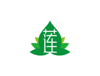 周金进的“莲”花生态种植logo设计