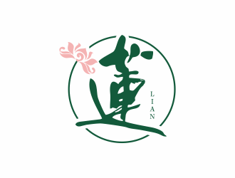 何嘉健的“莲”花生态种植logo设计