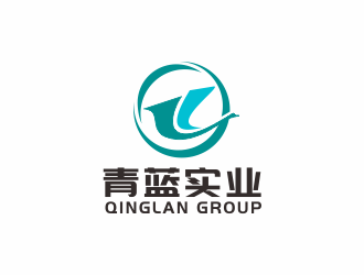 汤儒娟的青蓝实业 QING LAN GROUP标志设计logo设计