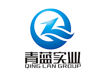 赵鹏的青蓝实业 QING LAN GROUP标志设计logo设计
