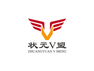 状元V盟夏令营教育培训logo设计