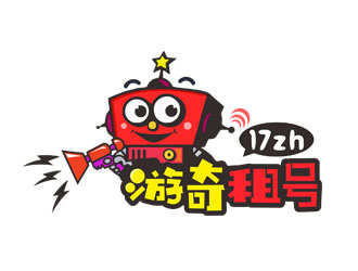 郭庆忠的游奇租号游戏卡通吉祥物logo设计
