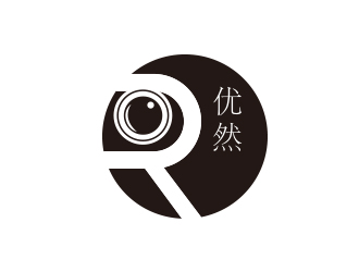 高明奇的中英文线条优然美容养身产品logo设计