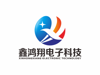 何嘉健的河南省鑫鸿翔电子科技有限公司logo设计