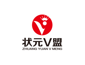 孙金泽的状元V盟夏令营教育培训logo设计