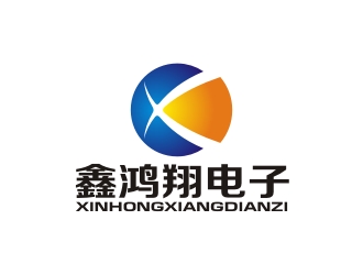 曾翼的河南省鑫鸿翔电子科技有限公司logo设计
