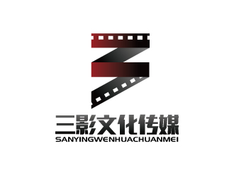 张俊的青岛三影文化传媒有限公司logo设计