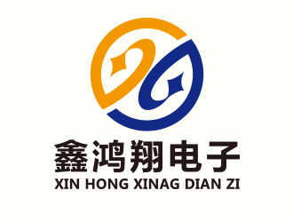 向正军的河南省鑫鸿翔电子科技有限公司logo设计