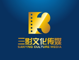 曾翼的青岛三影文化传媒有限公司logo设计