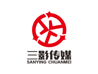 叶美宝的青岛三影文化传媒有限公司logo设计