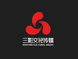 吴晓伟的青岛三影文化传媒有限公司logo设计