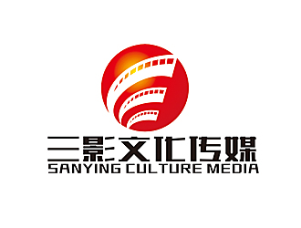 赵鹏的青岛三影文化传媒有限公司logo设计