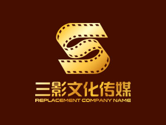 钟炬的青岛三影文化传媒有限公司logo设计