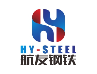 韩懂的航友钢铁贸易有限公司logo设计