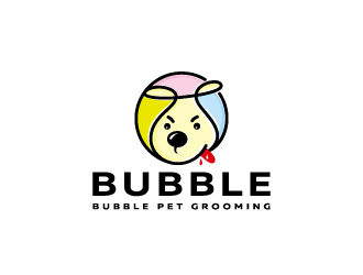 周金进的bubble bubble pet groominglogo设计