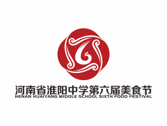 何嘉健的河南省淮阳中学第六届美食节LOGOlogo设计