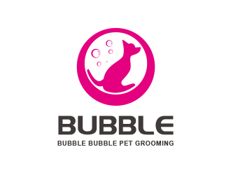 朱红娟的bubble bubble pet groominglogo设计