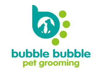 钟炬的bubble bubble pet groominglogo设计