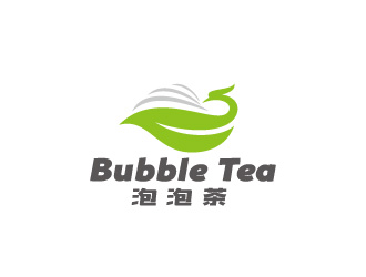周金进的Bubble Tea泡泡茶商标设计logo设计