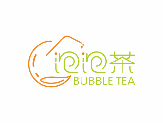 何嘉健的Bubble Tea泡泡茶商标设计logo设计