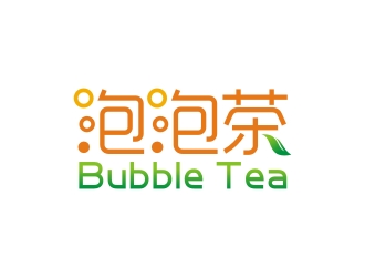 曾翼的Bubble Tea泡泡茶商标设计logo设计