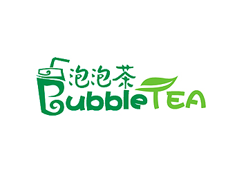 盛铭的Bubble Tea泡泡茶商标设计logo设计