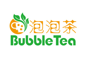 向正军的Bubble Tea泡泡茶商标设计logo设计