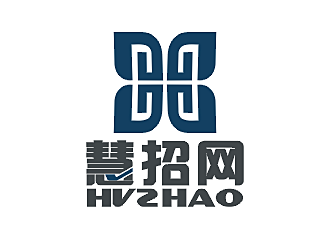 劳志飞的慧招网logo设计