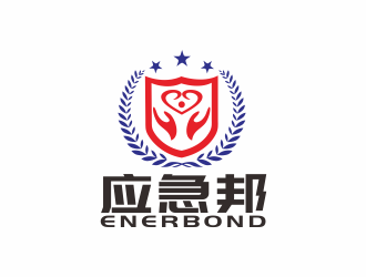 汤儒娟的应急邦应急救援产业盾牌logologo设计