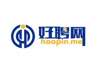 何锦江的招聘网站标志：好聘网logo设计