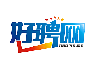 劳志飞的招聘网站标志：好聘网logo设计