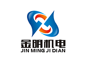 劳志飞的周口金明机电设备logo设计