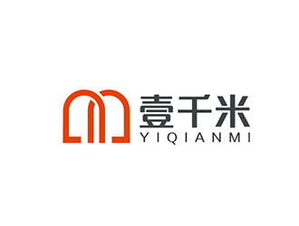 吴晓伟的新野县壹千米电子商务有限公司logo设计
