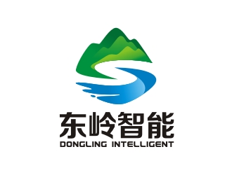 曾翼的东岭智能山水logologo设计