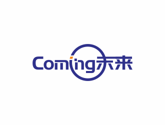 汤儒娟的Coming未来logo设计