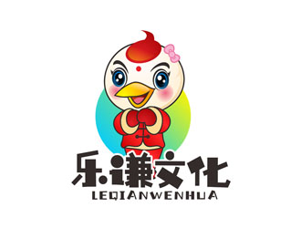 郭庆忠的湖南乐谦文化传播公司吉祥物标志设计logo设计