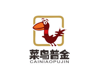 菜鸟普金卡通标志logo设计