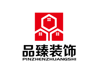 张俊的品臻装饰logo设计