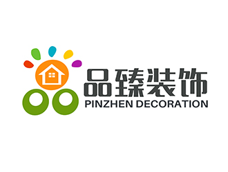 潘乐的品臻装饰logo设计