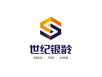 郑国麟的世纪银龄生物医疗科技logo设计