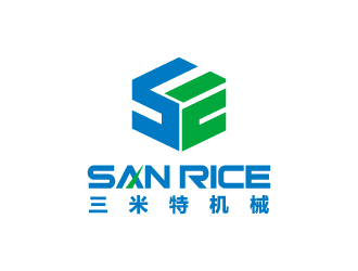杨勇的三米特机械  SE  san rice   always do the right thinglogo设计
