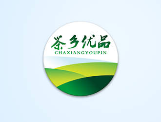 张寒的茶乡优品农产品logo设计