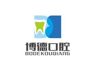 陈今朝的博德口腔牙医logo设计