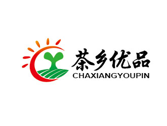 李贺的茶乡优品农产品logo设计