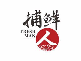 林思源的捕鲜人水果团购LOGO设计logo设计